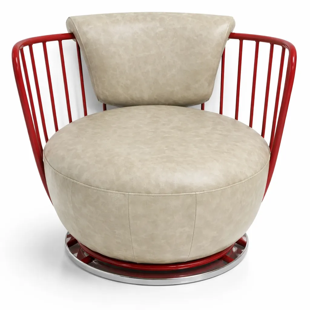 Bordo Çerçeveli Berjer