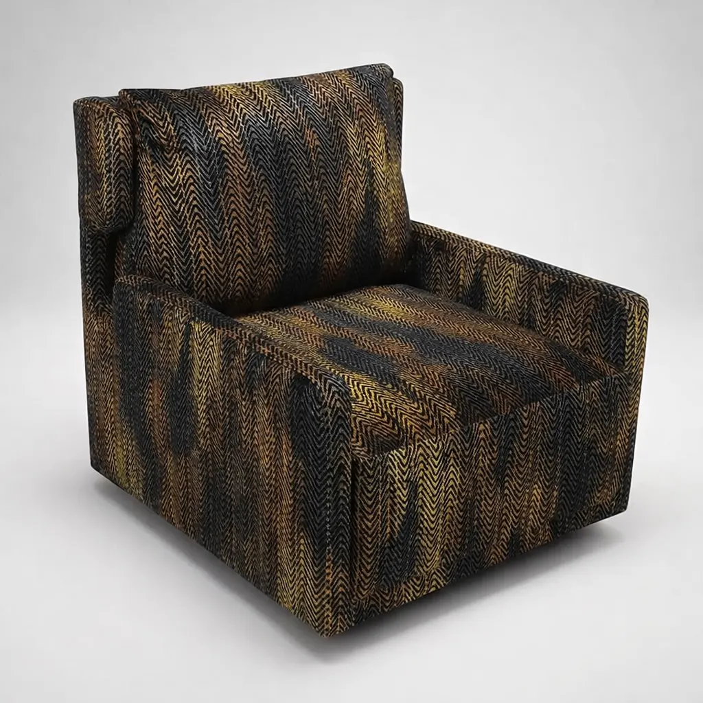 Rustik Desenli Modül Koltuk